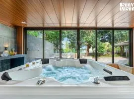 StayVista at Enclave of Bliss with Jacuzzi & BBQ Grill