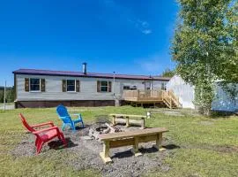 Pet-Friendly Perham Home Fire Pit and Trail Access!