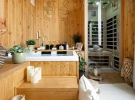 Jacuzzi Sauna privatif - La Cabanette Spa