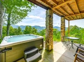 Bryson City Cabin Hot Tub and Mtn View!
