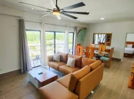 Spacious Overlooking Green One