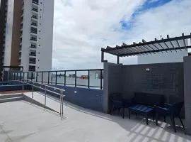 PERFEITO 1dorm, piscina, Intermares com garagem