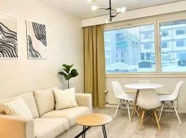 Tampere city center one bedroom apartment - train station, Nokia Arena, Netflix