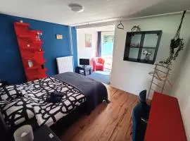Studio with Two Beds & Terrace