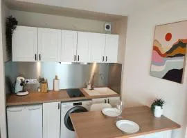 Agréable studio avec balcon et parking