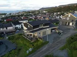 New and trendy home with fjord view