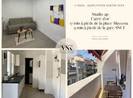 L'IDEAL - Studio Hyper centre, Gare SNCF Nice Ville