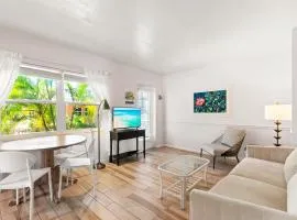 Heron Lagoon, dock, pool, the Hibiscus at Siesta Key Bungalows