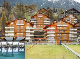 Domaine des Reines D14, 4-bedrooms with fabulous indoor pool, Hotel in Nendaz