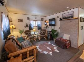 Black bear cabin with blow up hot tub, villa i Necedah