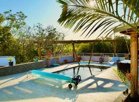 La villa le Paradis Pei piscine chauffée, hotel v destinaci Saint-Pierre