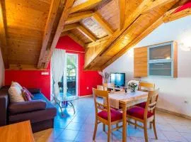 Apartments Vodnica- Comfort One Bedroom Apartment with Balcony and Partial Sea View A1