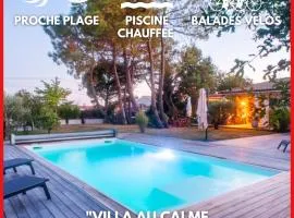 "LA VILLA DES HAUTES MER" Villa 4 étoiles, 10 personnes, piscine privée chauffée, parc arboré, proche plage et marais
