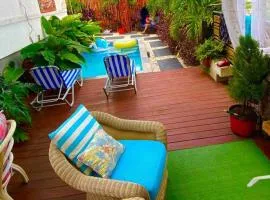 Have fun with the whole family at this stylish place with smart home features