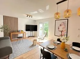 AB2 Luxuriöse EG-Wohnung mit Gartenblick & Garage - 3 Min zur S-Bahn - Nähe Messe Stuttgart, Daimler & IBM - Ideal für Familien & Geschäftsreisende