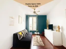 Somptueux appartement duplex proche RER