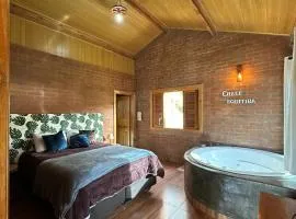 Chalé Jequitiba, hidro, lareira, natureza, Sul de Minas