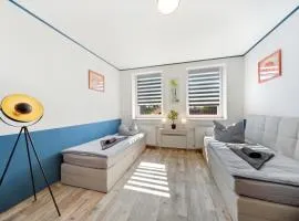 Wohnung Stadtrand, 4 Personen, nahe Bahnhof und See