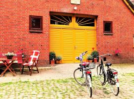 Schäfchenwolke Apartment auf dem Bauernhof, farm stay in Worpswede