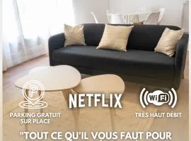 Loustalot - Appartement lumineux 3 chambres - Parking Gratuit