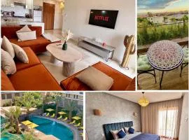 Pearl Garden Studio Cozy Panoramic Charming sunny Terrace Piscine