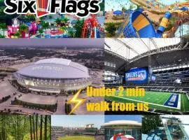 Hot Location Only 2 Min Walk To AT&T Stadium Sleeps 8 FREE Parking