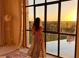 Lalla Essaouira, Villa Najma avec piscine pour 15 personnes