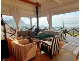 Vista da montanha. Casa inteira 6 pessoas.