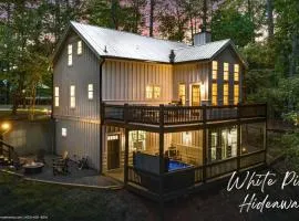 NEW White Pine Hideaway Fire pit Hot Tub Games