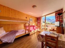 Résidence Grande Masse - Studio lumineux · Départ et retour skis aux pieds · Balcon MAE-3354