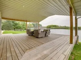 Waterfront Evart Getaway with Fire Pit on 82 Acres!