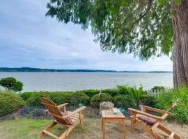 Bremerton Studio with Bay View Beach Access!