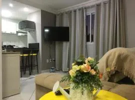 Apto com Ar Cond e Wifi Super Confortável