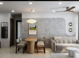 An apartment, city view with pool gym free, 5min from city