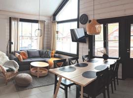 Sointuilevi R69 moderni huoneisto Levin keskustan tuntumassa、レヴィのファミリーホテル