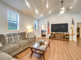 Near Kanawha River Unique Renovated Home with Yard!, hotel in Glen Ferris