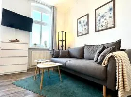 Ferienwohnung am Harz mit Küche, Balkon, Waschmaschine, Parkplatz mit Wallbox