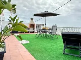 Maravilloso ático con terraza, vistas, BBQ, wifi