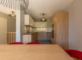 Duplex moderne 3 Chambres - Balcon, Piscine, Spa, Ski aux pieds - FR-1-352-57