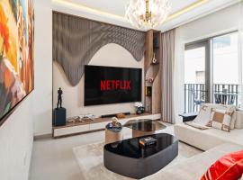 Modern Apartment in Dubai Creek Harbour By DuStay, cabana o cottage a Dubai