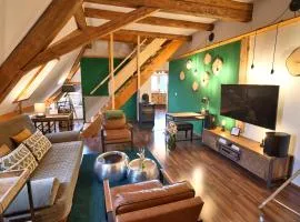 Green Loft Schwarzwald - Dach-Balkon--Musik-Ecke