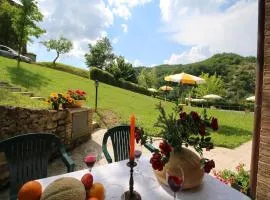 Property with swimming pool, spacious garden, private terrace and views