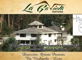Hostería Gaviota Galery, hotel v destinaci Riobamba