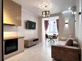 Classic Raimbek15 Residence 1BR, nearby metro, drinking water as a gift