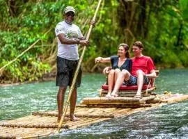 Montego Bay Bamboo Rafting & Hip strip Shopping Sightseeing,
