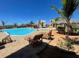 Chalé Paraíso, Chaleville Maramar - Conforto, segurança, internet e Jacuzzi Vista mar, hotel a Luis Correia