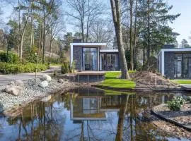 Modern chalet with a terrace near the Veluwe