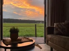 Huisje zand zicht