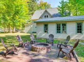 Near Lake Historic Boyne City Home with Fire Pit!