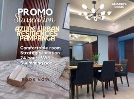 1BEDROOM Unit at Azure north With Netflix up to 6PAX